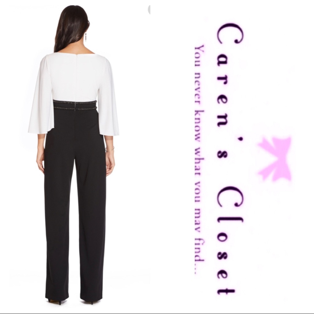 NWOT Adrianna Papell Flutter Sleeve Jumpsuit - Picture 2 of 8